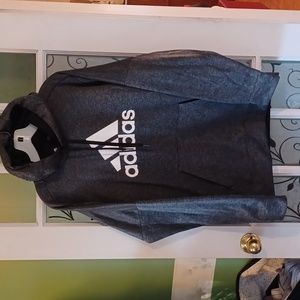 Adidas hoodie men's size medium gray new no tags